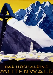 A magashegyi Mittenwald, kb. 1930