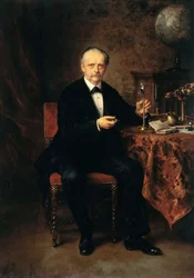 Hermann Ludwig Ferdinand von Helmholtz portréja