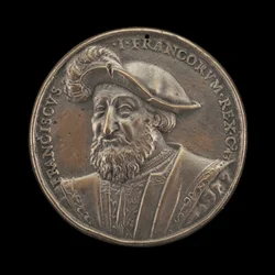 I. Ferenc, 1494-1547, Franciaország királya 1515 [előlap], 1537.