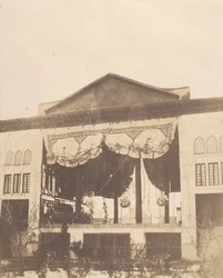 [A Pávatrón terem, Teherán], 1858.