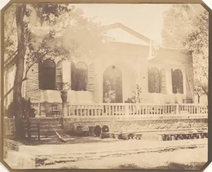 Zerghiandeh. Orosz miniszter vidéki háza, Teherán, 1858.