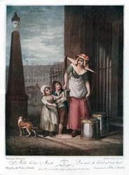Tej a szolgálólányok alatt, 1793.