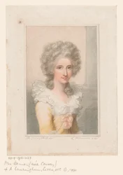 Anne Seymour Damer szobrászművész portréja