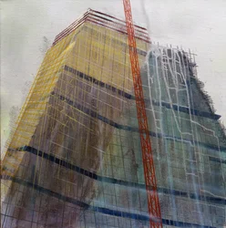 Metastructure IX, 2016 (olaj, vászon)