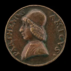 Bartolommeo Partenio, aktív 1480-1485, humanista [előlap].