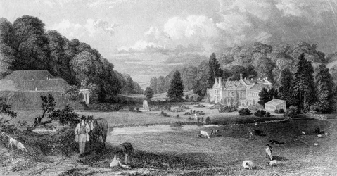 Wotton House, Surrey, 19. század.