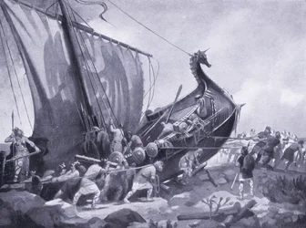 Magnus a Mull of Kintyre körül vitorlázik, AD1098, 1920-as évek