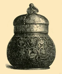 Elefántcsont doboz, i.sz. 750-850, 1881.