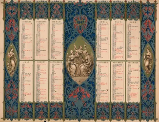 Naptár a szentek napjaival és a királyi születésnapokkal, 1847.