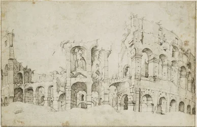 Maarten van Heemskerck - Róma, a Colosseum
