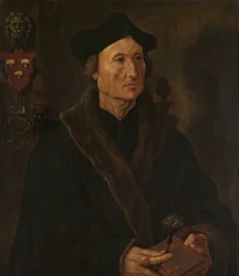 Johannes Colmannus, a delfti Szent Agatha kolostor rektorának portréja