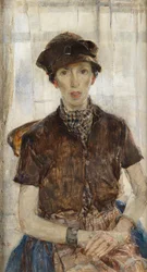 Miss Brown (olaj, vászon)