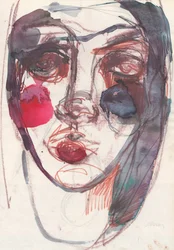 Sketchbook 16, 2024 (temperafesték, toll, zsírkréta, papír)