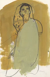 Sketchbook 22, 2025 (temperafesték, tinta, papír)