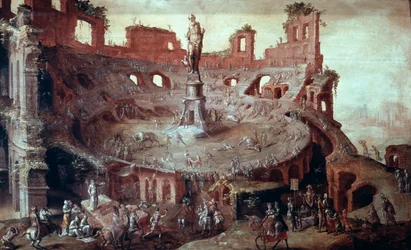 Bikaviadal egy antik, 1552.