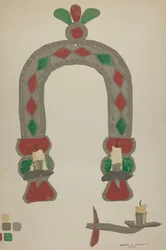 Gyertyatartó Sconce