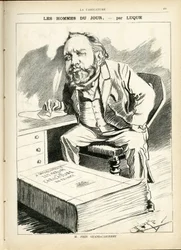 Manuel Luque (1854-1919) illusztrációja a La Caricature-ben (1880)