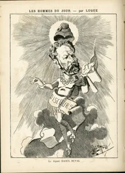Manuel Luque (1854-1919) illusztrációja a La Caricature-ben (1880)
