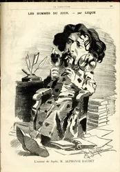 Manuel Luque (1854-1919) illusztrációja a karikatúra (1880) borítójához