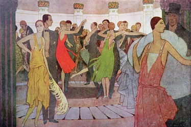 Párizs éjjel, táncklub Montmartre-on, Edmond Haraucourt „L