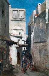 Utca Algírban, 1864-1892
