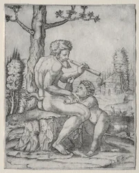 Faun és gyermek