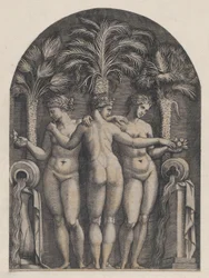 A római nagyszerűség tükre: A három grácia, kb. 1500-1534., kb. 1500-1534.