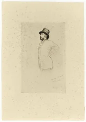 Edgar Degas, állva