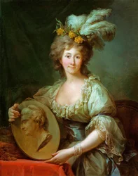 Lengyel: Anna Karolina Dorothea Biron, kurlandi hercegnő portréja Anna Charlotta Dorothea Biron, kurlandi hercegnő portréja
