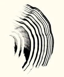 Vibration_01, 2023 (tinta, papír)