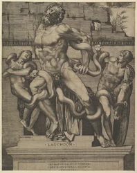 A római pompás tükre: Laocoon, 16. század.