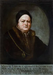 Pietro Liberi festő (1605-1687) portréja – Marco Liberi festménye (1640 körül – 1687 után)