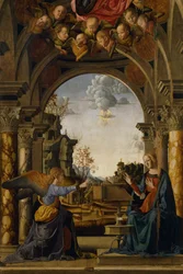 Angyali üdvözlet, Marco Palmezzano (1457-1539)