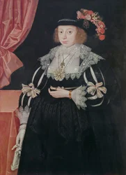 Anne Hale, Mrs Hoskins (c.1609-51), 1629 (panel)