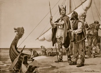 Rurik elindul a szlávok földjére, 862 (litó)