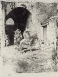 Casbah őrség Tetouanban