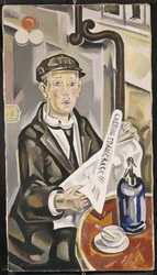 Az utcai házastársak királya, 1924 körül (olaj, vászon)