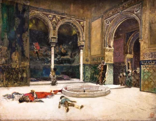 Abencerage-i mészárlás, 1870 körül (olaj, vászon)