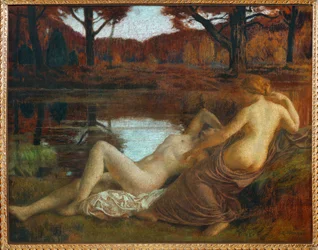 Les Dryades (festmény vászonra)