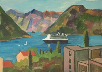 Színes fjord-hajózás