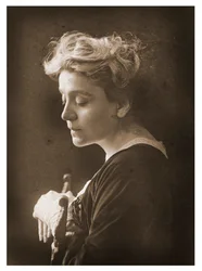 Duse Eleonora portréja, 1910 körül (fotó)