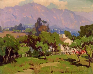 Dél-kaliforniai táj (olaj, vászon)