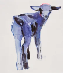 Blue Kid, Cazalla de la Sierra, 1999 (vegyes technika, papír)