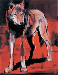 Nyári farkas, 2001 (vegyes technika, vászon)