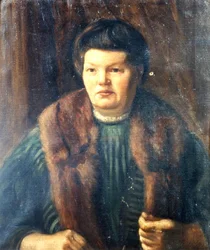 A művész anyja, 1909 körül (olaj, vászon)