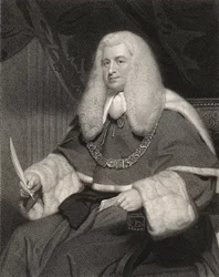 Lord Lloyd Kenyon, metszette William Holl (1807-71), a „National Portrait Gallery, III. kötet“ című kiadványból, megjelent 1835 körül