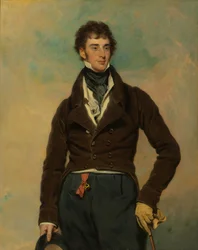 Egy úriember portréja, 1815-1830 körül (olaj, vászon)