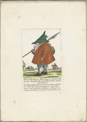 A dwerg Riepl Gleichdron, 1710 körül Riepl Gleichdron, engedéllyel rendelkező és privilegizált kolbászvágó és spanyol Apple Abaldator (cím a tárgyon) Il Callotto resurcitato vagy újonnan berendezett kis szekrény (sorozat címe)