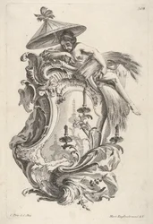 Sconce Representing Summer, Sconce Representing the 4 Years, kb. 1730-56.