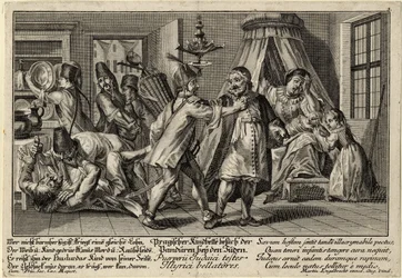 A pandúrok a zsidókhoz látogató, 1756 körül